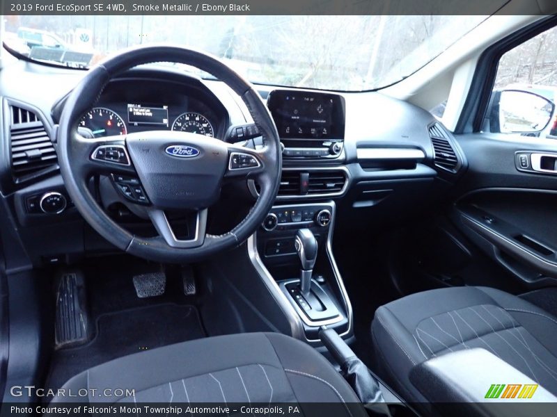 Smoke Metallic / Ebony Black 2019 Ford EcoSport SE 4WD