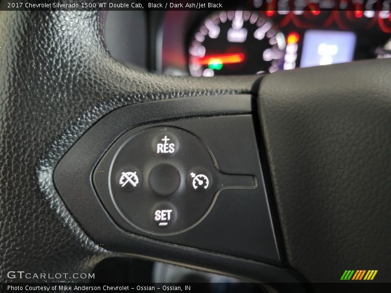 Black / Dark Ash/Jet Black 2017 Chevrolet Silverado 1500 WT Double Cab