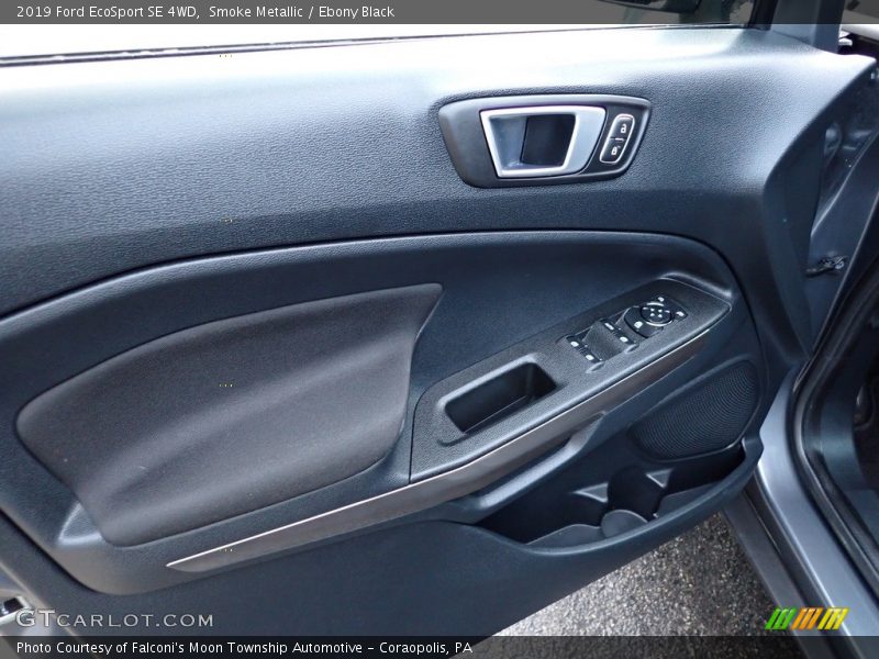 Smoke Metallic / Ebony Black 2019 Ford EcoSport SE 4WD