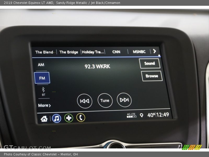 Sandy Ridge Metallic / Jet Black/Cinnamon 2019 Chevrolet Equinox LT AWD