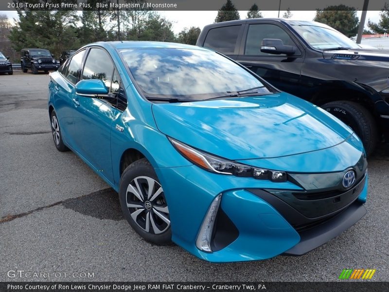 Blue Magnetism / Moonstone 2018 Toyota Prius Prime Plus