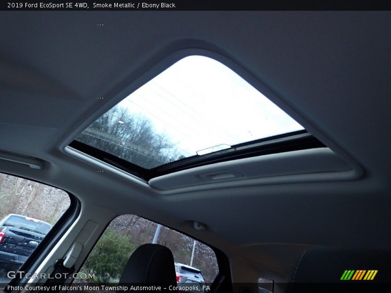 Smoke Metallic / Ebony Black 2019 Ford EcoSport SE 4WD