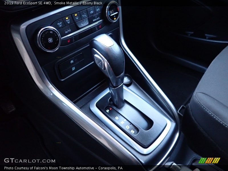 Smoke Metallic / Ebony Black 2019 Ford EcoSport SE 4WD