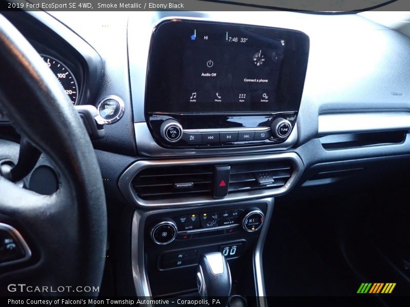 Smoke Metallic / Ebony Black 2019 Ford EcoSport SE 4WD