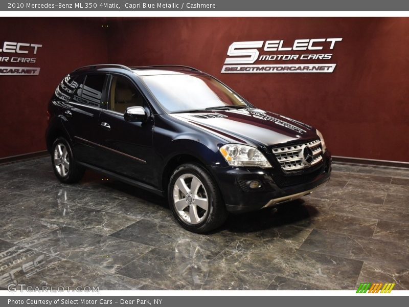 Capri Blue Metallic / Cashmere 2010 Mercedes-Benz ML 350 4Matic