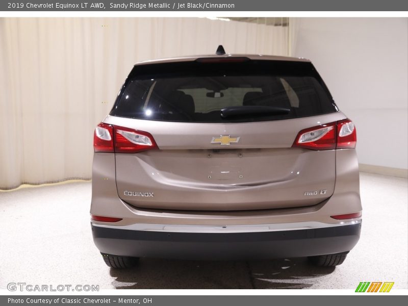 Sandy Ridge Metallic / Jet Black/Cinnamon 2019 Chevrolet Equinox LT AWD