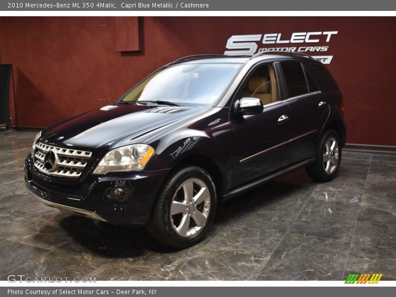 Capri Blue Metallic / Cashmere 2010 Mercedes-Benz ML 350 4Matic
