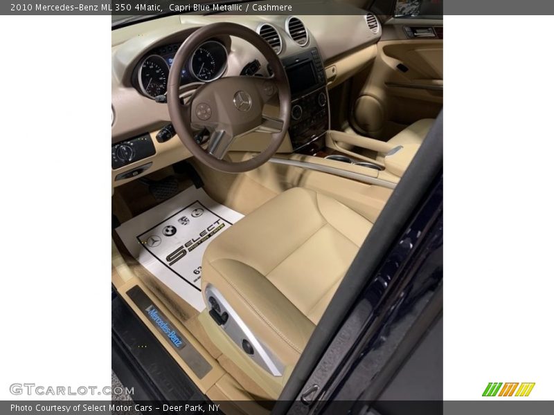 Capri Blue Metallic / Cashmere 2010 Mercedes-Benz ML 350 4Matic