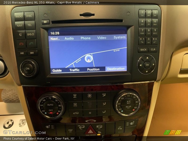 Capri Blue Metallic / Cashmere 2010 Mercedes-Benz ML 350 4Matic