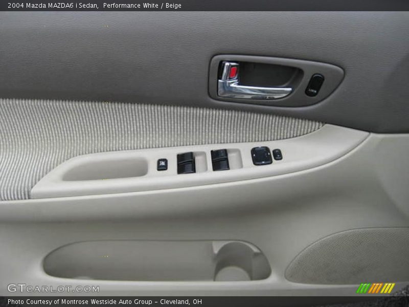 Performance White / Beige 2004 Mazda MAZDA6 i Sedan
