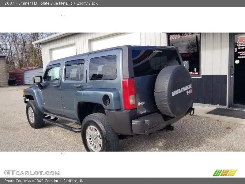 Slate Blue Metallic / Ebony Black 2007 Hummer H3