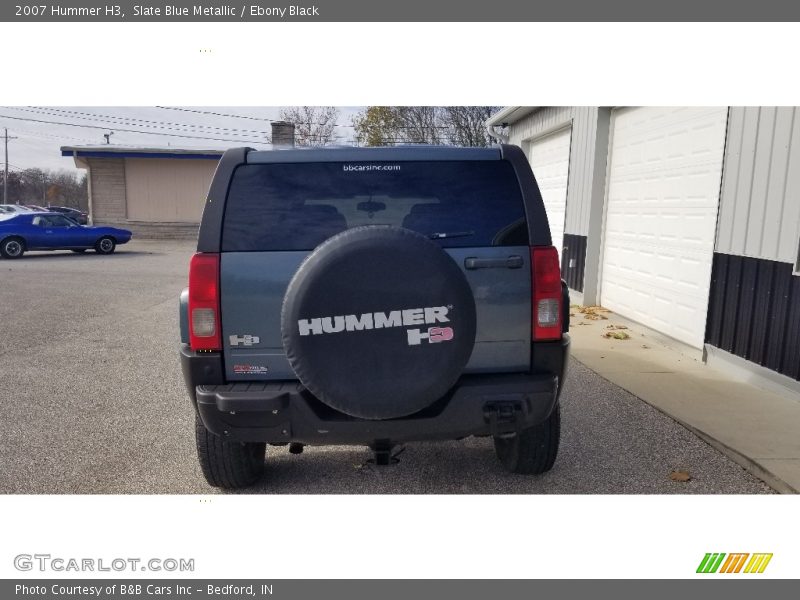 Slate Blue Metallic / Ebony Black 2007 Hummer H3