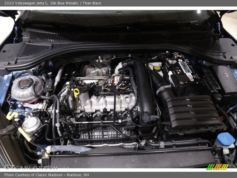 Silk Blue Metallic / Titan Black 2020 Volkswagen Jetta S