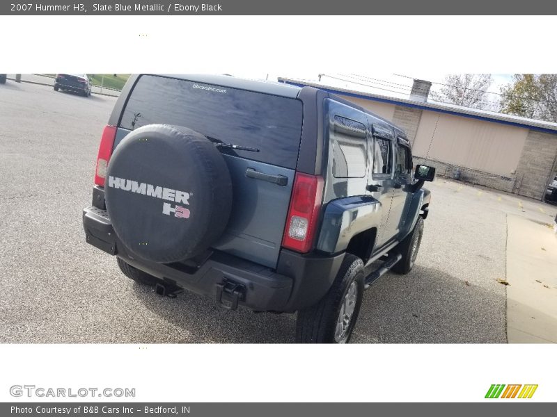 Slate Blue Metallic / Ebony Black 2007 Hummer H3