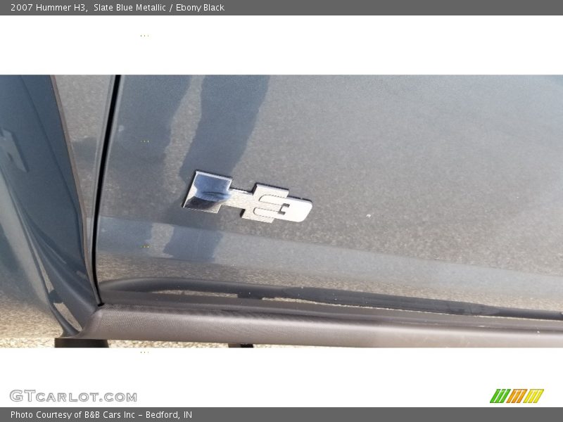 Slate Blue Metallic / Ebony Black 2007 Hummer H3