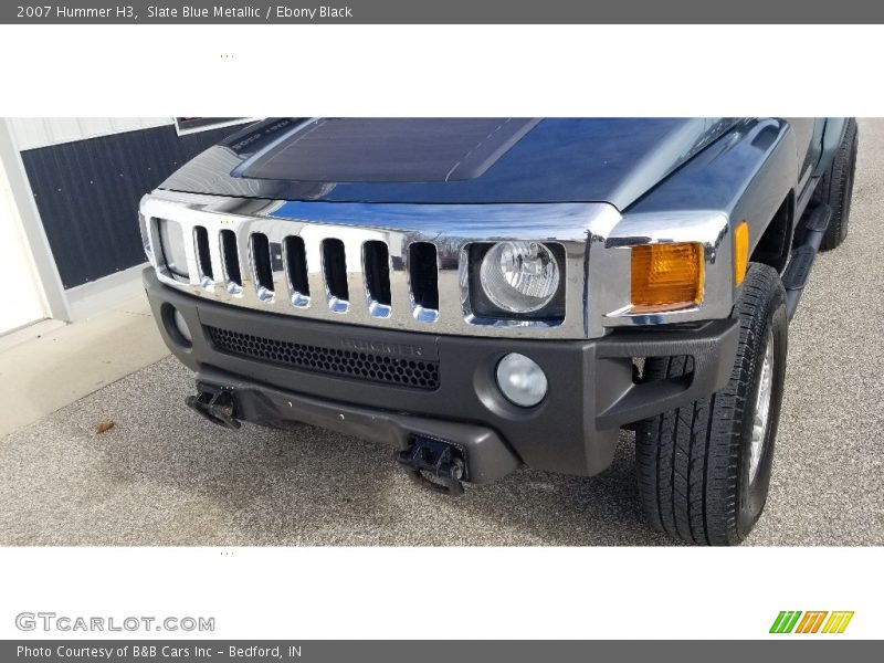Slate Blue Metallic / Ebony Black 2007 Hummer H3