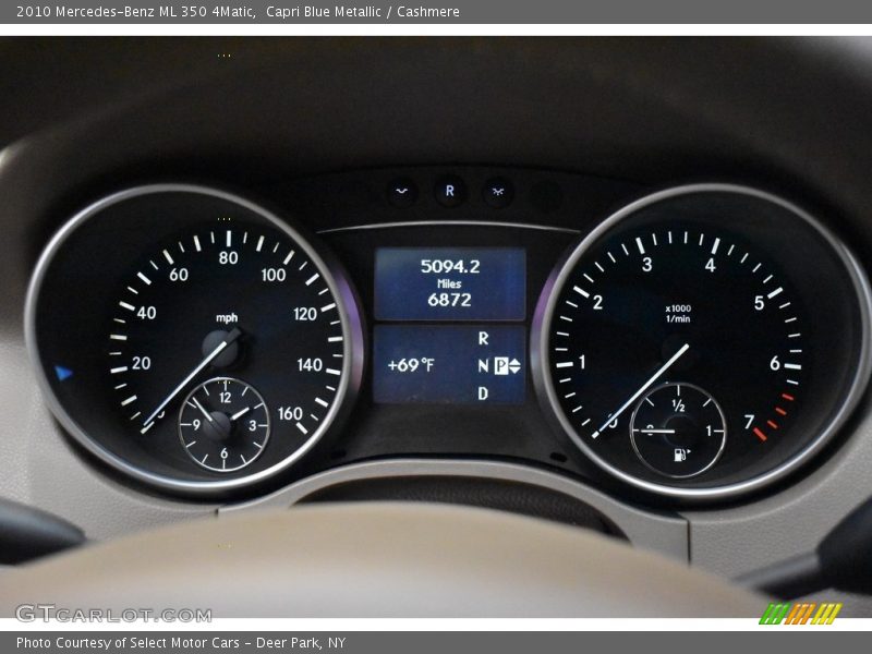 Capri Blue Metallic / Cashmere 2010 Mercedes-Benz ML 350 4Matic