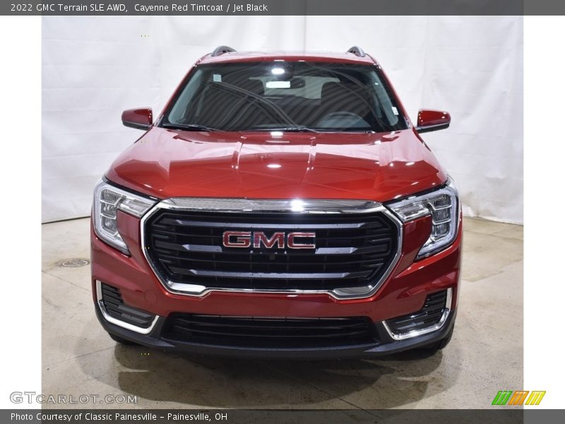 Cayenne Red Tintcoat / Jet Black 2022 GMC Terrain SLE AWD