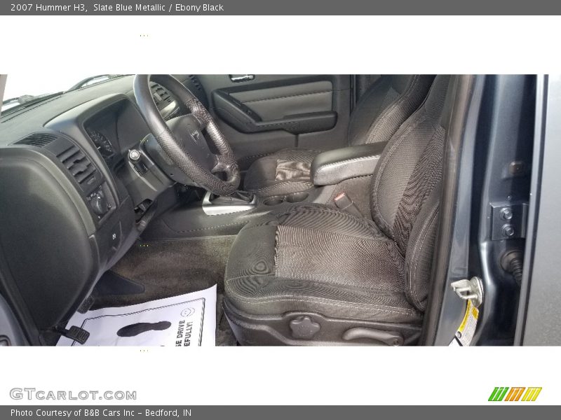 Slate Blue Metallic / Ebony Black 2007 Hummer H3