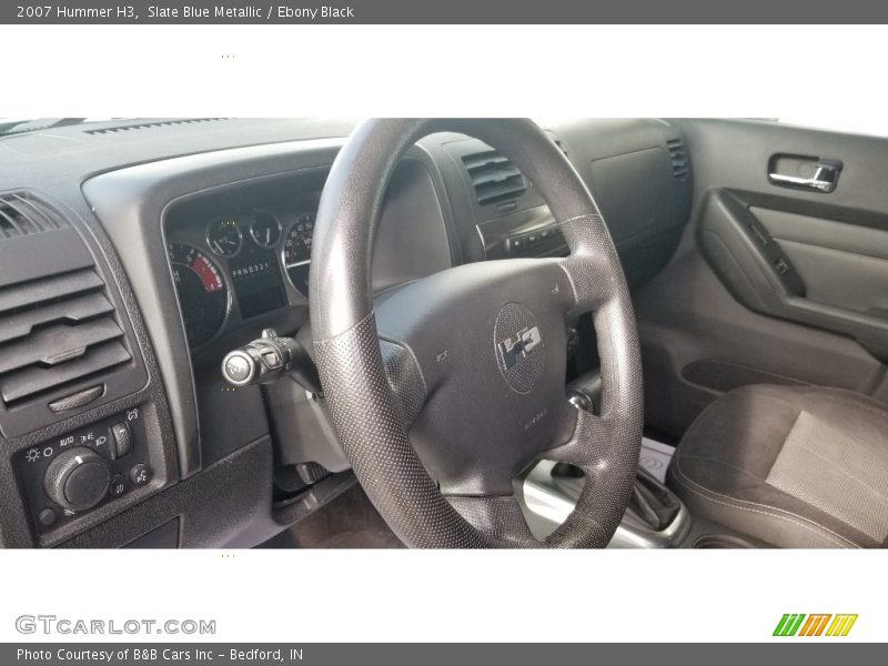 Slate Blue Metallic / Ebony Black 2007 Hummer H3