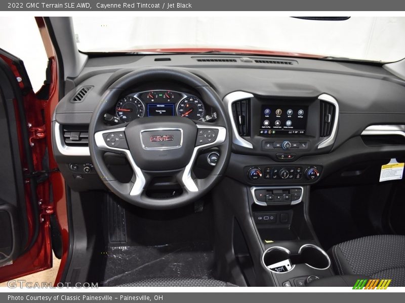 Cayenne Red Tintcoat / Jet Black 2022 GMC Terrain SLE AWD