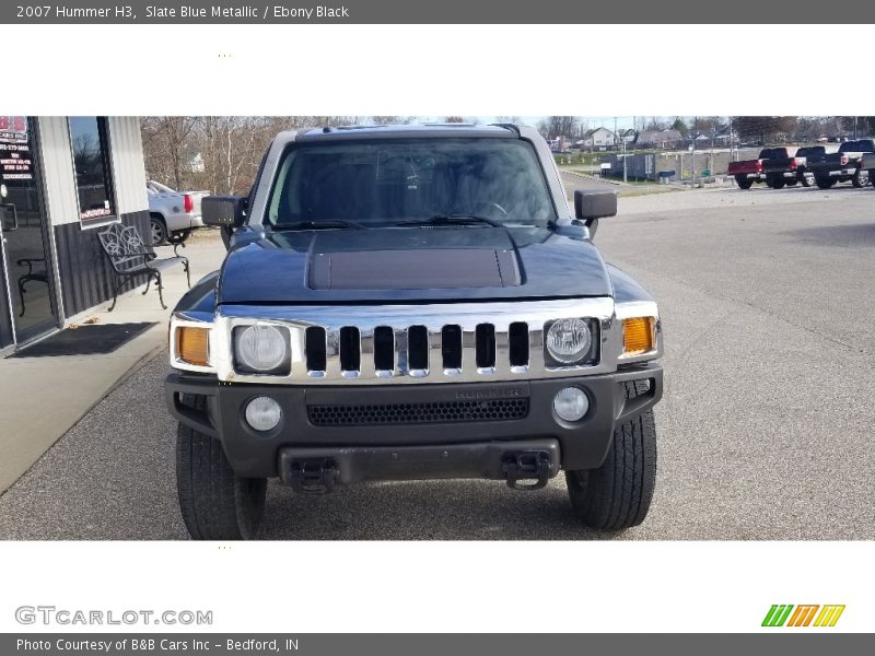 Slate Blue Metallic / Ebony Black 2007 Hummer H3