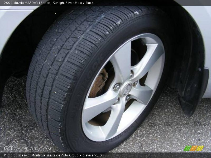 Sunlight Silver Mica / Black 2004 Mazda MAZDA3 i Sedan