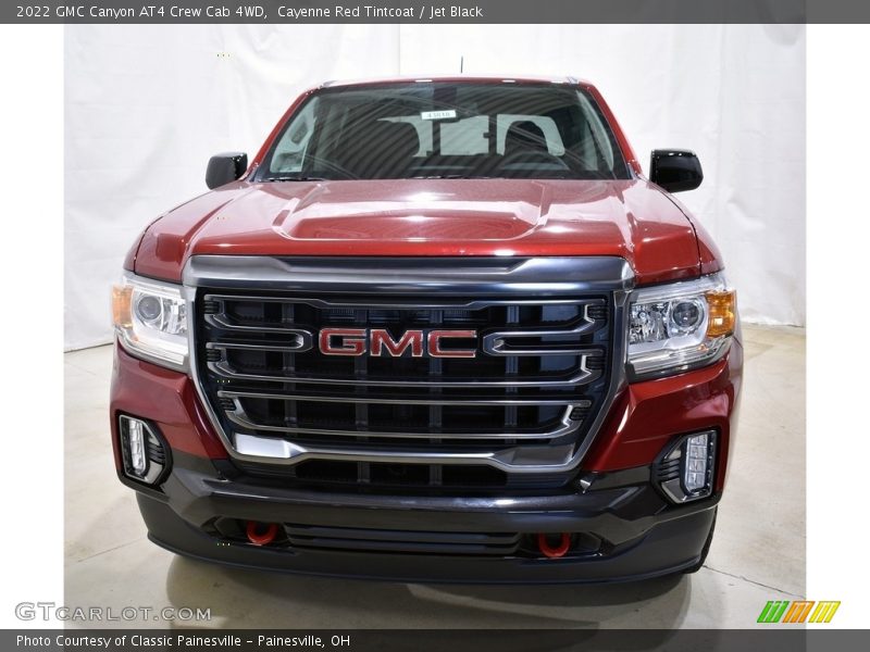 Cayenne Red Tintcoat / Jet Black 2022 GMC Canyon AT4 Crew Cab 4WD