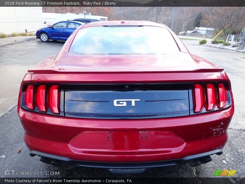 Ruby Red / Ebony 2018 Ford Mustang GT Premium Fastback