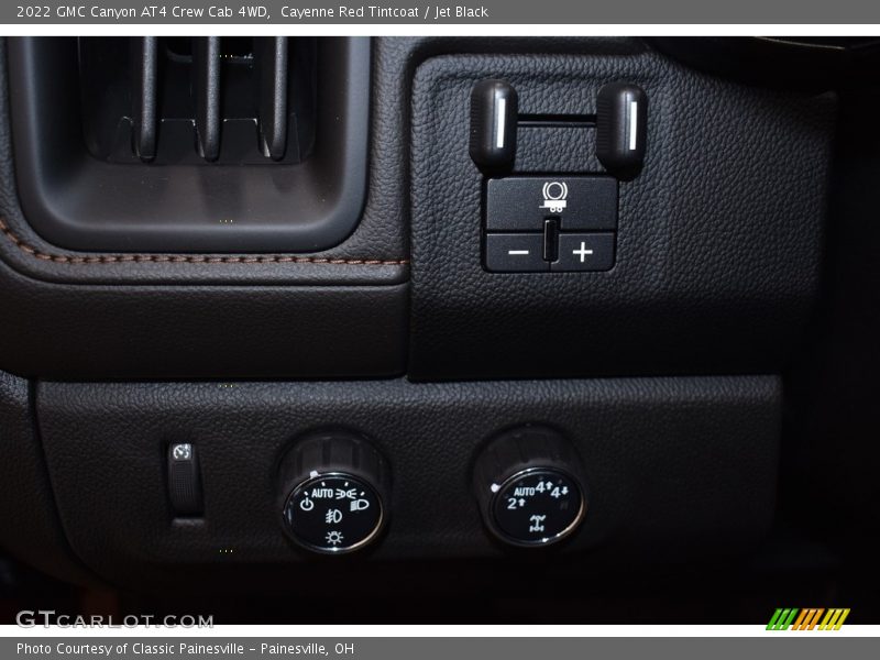 Cayenne Red Tintcoat / Jet Black 2022 GMC Canyon AT4 Crew Cab 4WD