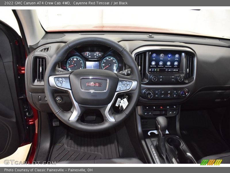 Cayenne Red Tintcoat / Jet Black 2022 GMC Canyon AT4 Crew Cab 4WD
