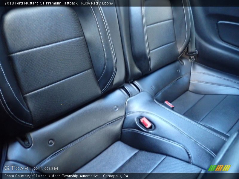 Rear Seat of 2018 Mustang GT Premium Fastback