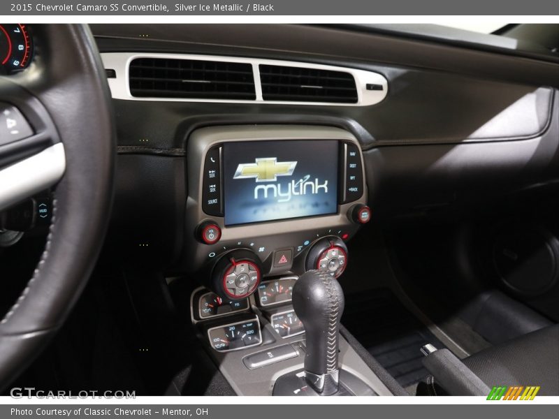 Silver Ice Metallic / Black 2015 Chevrolet Camaro SS Convertible