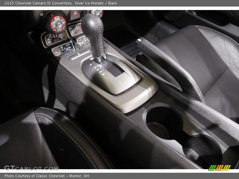 Silver Ice Metallic / Black 2015 Chevrolet Camaro SS Convertible