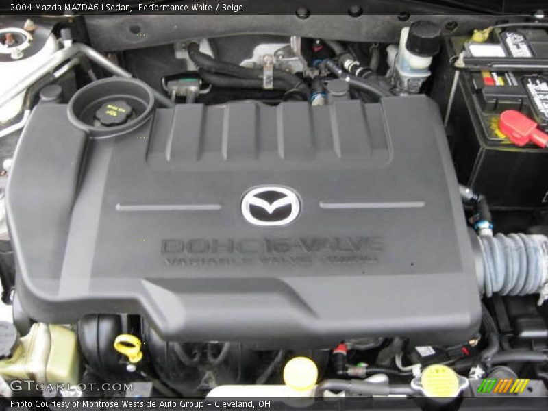 Performance White / Beige 2004 Mazda MAZDA6 i Sedan
