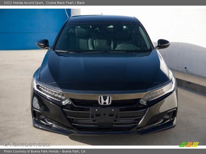 Crystal Black Pearl / Black 2022 Honda Accord Sport