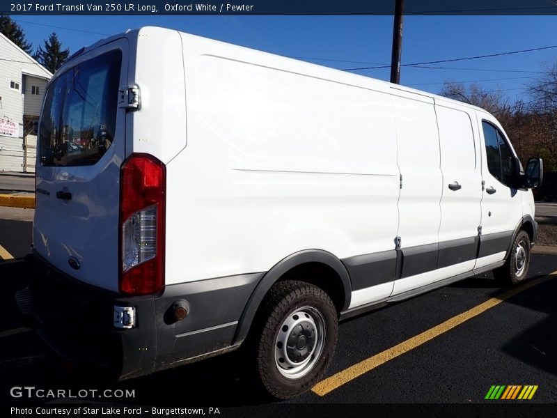 Oxford White / Pewter 2017 Ford Transit Van 250 LR Long