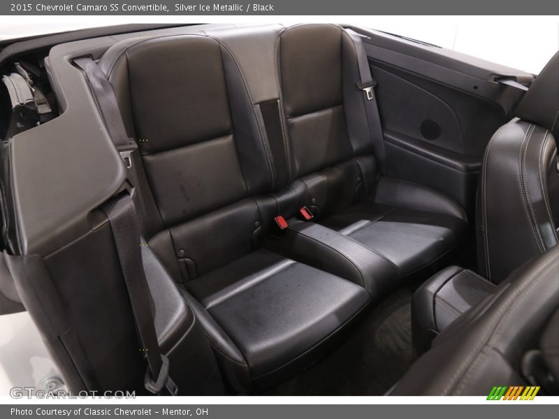 Silver Ice Metallic / Black 2015 Chevrolet Camaro SS Convertible