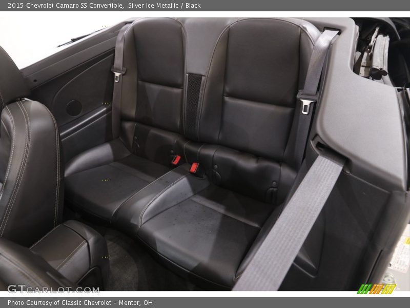 Silver Ice Metallic / Black 2015 Chevrolet Camaro SS Convertible