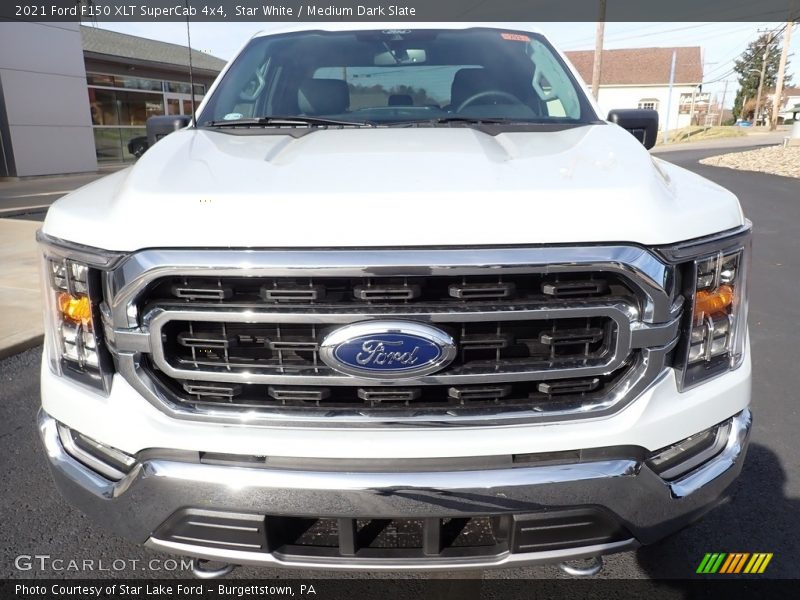 Star White / Medium Dark Slate 2021 Ford F150 XLT SuperCab 4x4