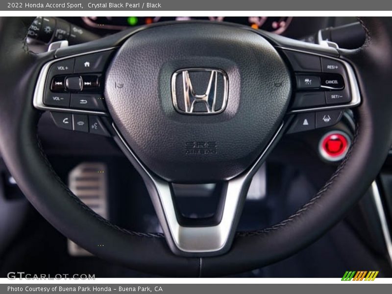 Crystal Black Pearl / Black 2022 Honda Accord Sport