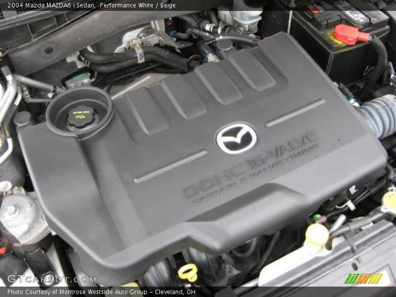 Performance White / Beige 2004 Mazda MAZDA6 i Sedan