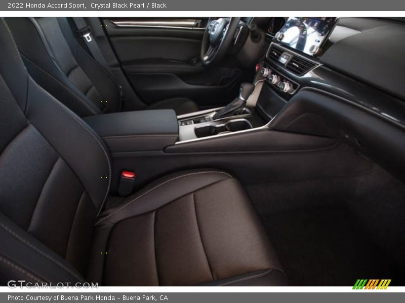 Crystal Black Pearl / Black 2022 Honda Accord Sport