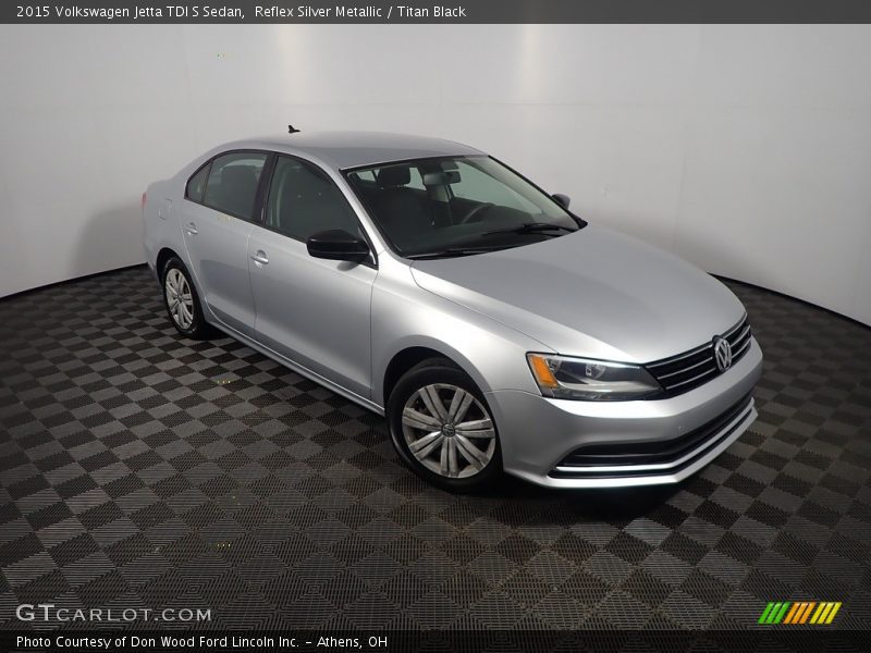 Front 3/4 View of 2015 Jetta TDI S Sedan
