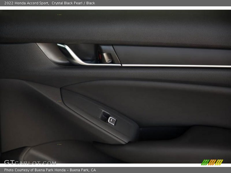 Crystal Black Pearl / Black 2022 Honda Accord Sport