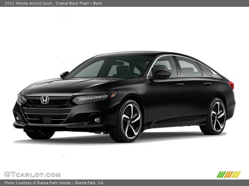 Crystal Black Pearl / Black 2022 Honda Accord Sport