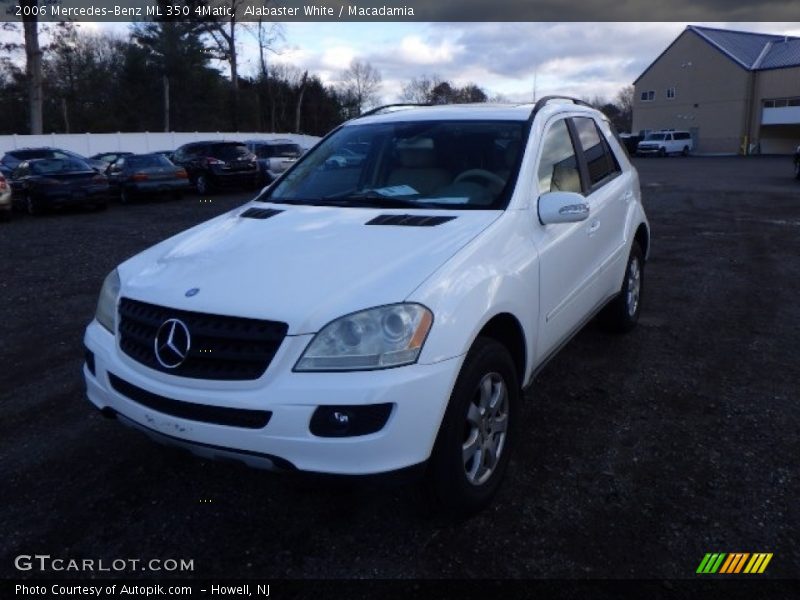 Alabaster White / Macadamia 2006 Mercedes-Benz ML 350 4Matic