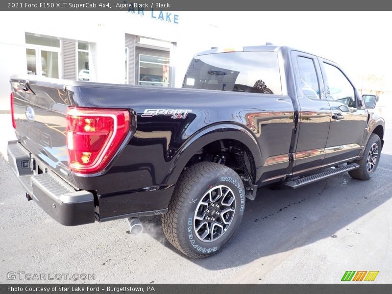 Agate Black / Black 2021 Ford F150 XLT SuperCab 4x4