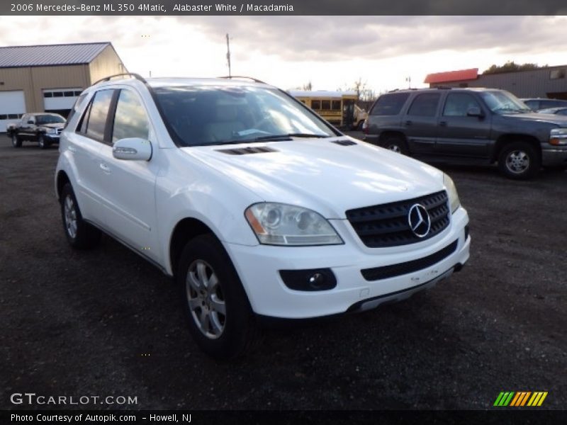 Alabaster White / Macadamia 2006 Mercedes-Benz ML 350 4Matic