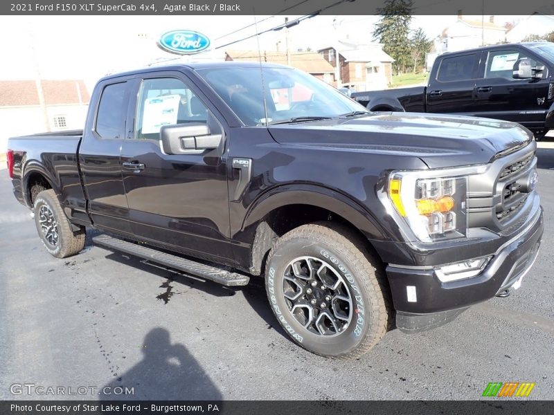 Front 3/4 View of 2021 F150 XLT SuperCab 4x4